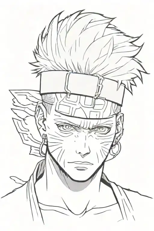 Megumi Fushiguro Jujutsu Kaisen tattoo design idea