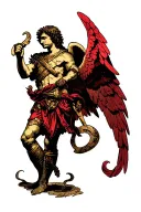 Raphael Archangel tattoo design idea