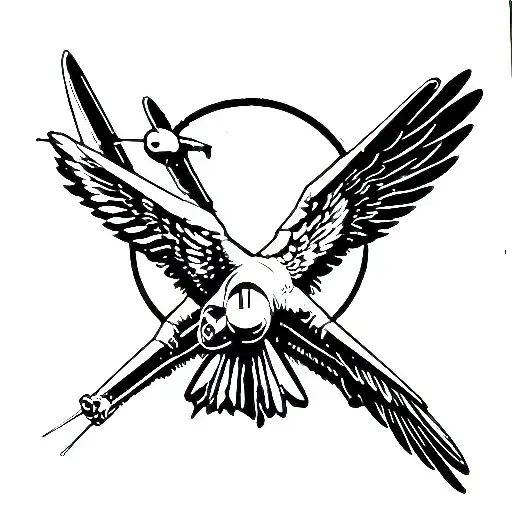 aviation tattoo design idea