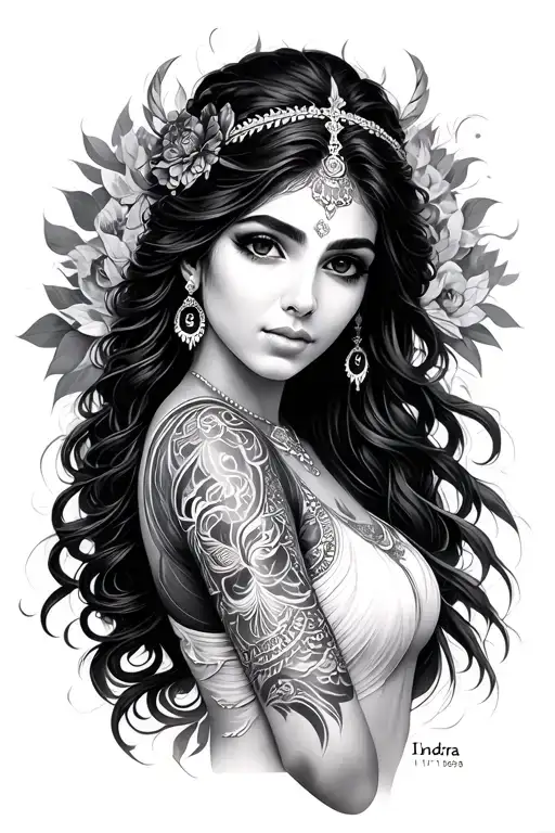 according my name and birth date (Indra, 11-10-1995)  suggest some tattoos in left hand complete forearm tattoo design idea