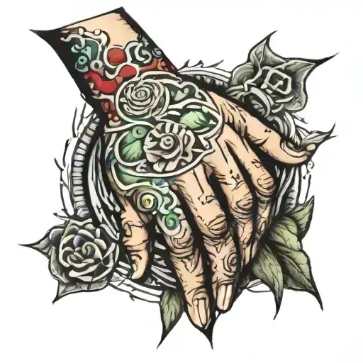 strong hands with limitless possibilities  tattoo design idea