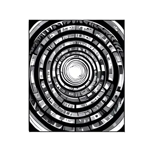 african fibonacci sequence tattoo design idea