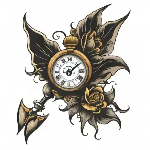 time heals all wounds tattoo design idea