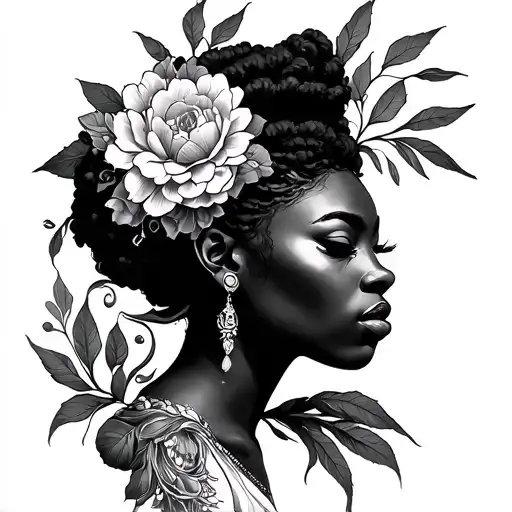Oshun tattoo design idea