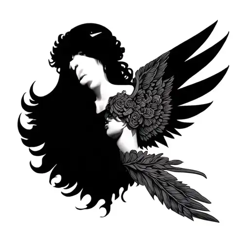 Nike Goddess tattoo design idea