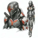 Mass effect tattoo design idea