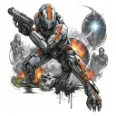 Mass effect tattoo design idea
