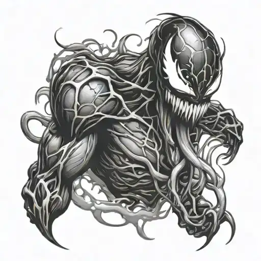 venom carnage tattoo design idea