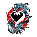 autism love tattoo design idea