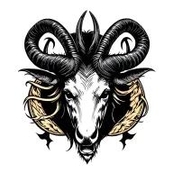 Capricorn symbol tattoo design idea