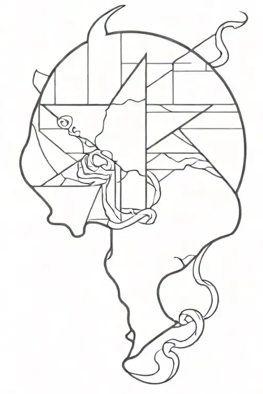 morbid Chicano Texas tattoo design idea