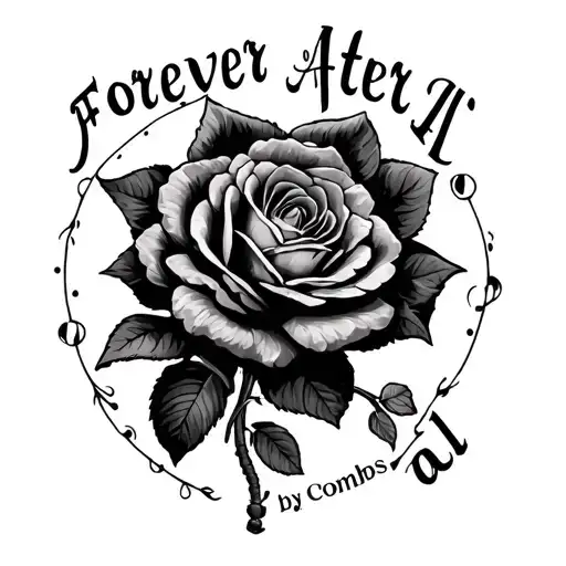 a tattoo based off the song forever after all by luke combs  tattoo design idea