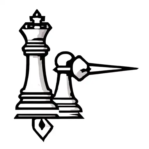 Bishop chess piece tattoo design idea