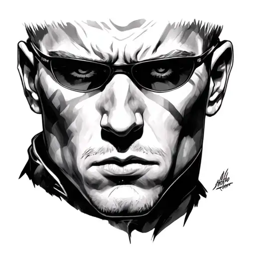 Albert Wesker tattoo design idea