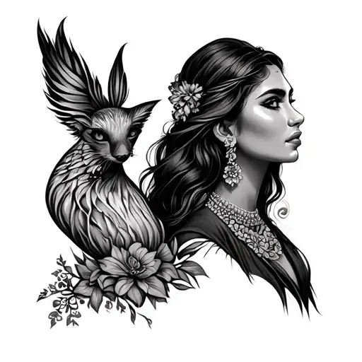 aryan and avishika  tattoo design idea