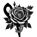 eye of Horus ankh roses and Ryan joshua tattoo design idea
