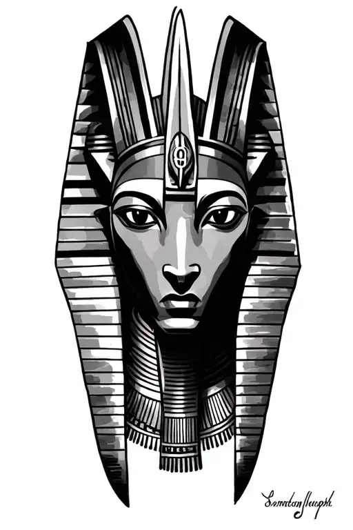 Anubis Egyptian Tattoo design tattoo design idea