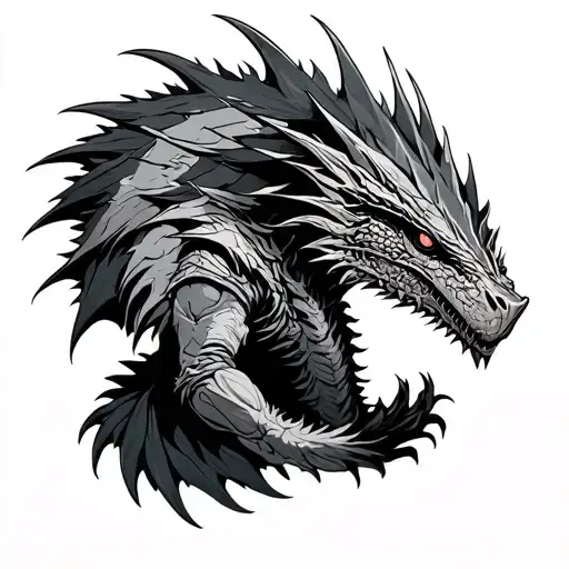 Monster Hunter tattoo design idea