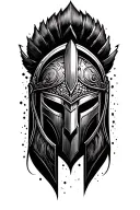 spartan and ares  tattoo design idea