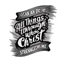 I can do all things through Christ who strengthens me tattoo design idea