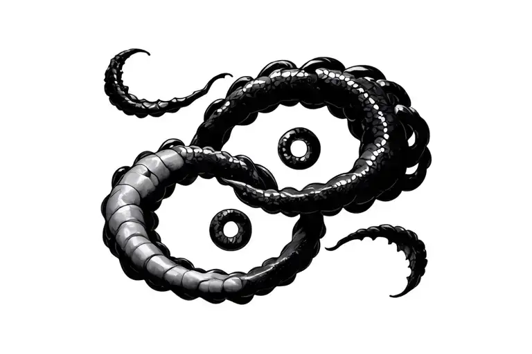 Semicolon, Medusa and Neda sign tattoo design idea