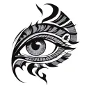 Eye Of Ra tattoo design idea