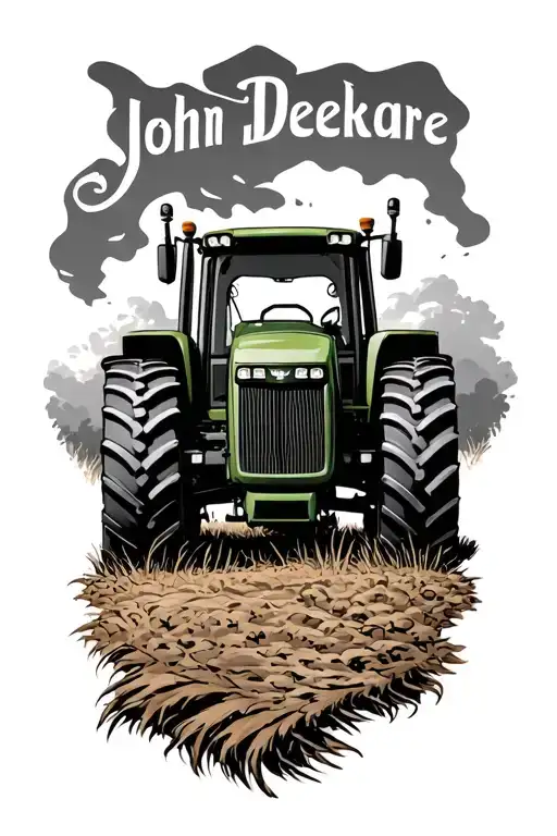 John Deere and Fiatagri tattoo design idea