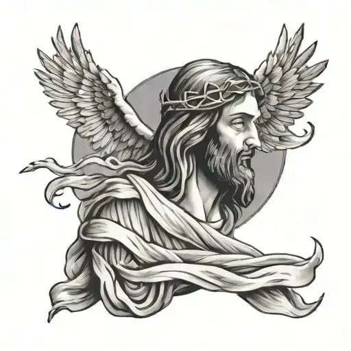 shows my love for Jesus Christ tattoo design idea