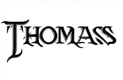"Thomas" tattoo design idea