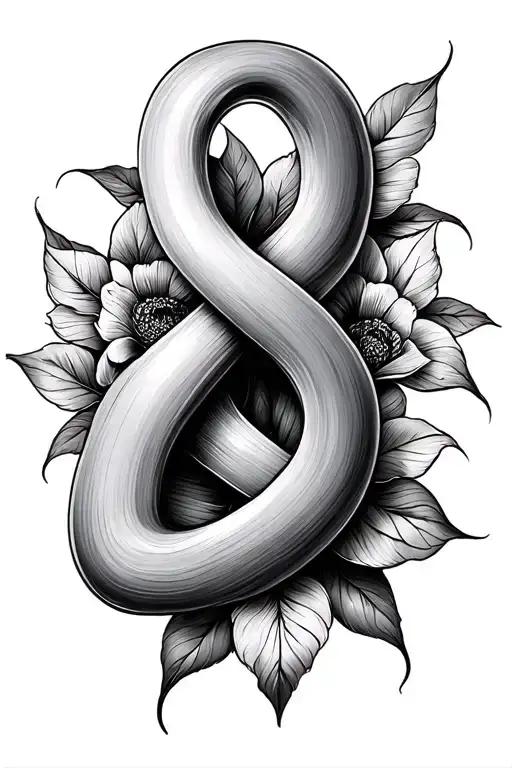feminine love knot work design tattoo design idea