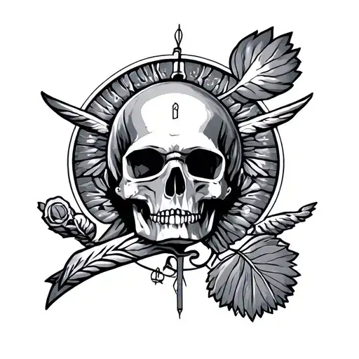 civil engineer and libra sign incorporated tattoo design idea