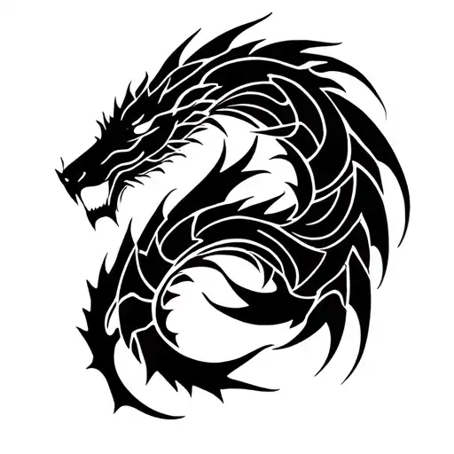 Jörmungandr tattoo design idea