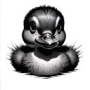 Ducky tattoo design idea