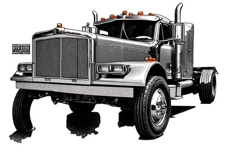 Peterbilt and+you tattoo design idea