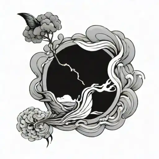 Stronger Than The Storm tattoo design idea