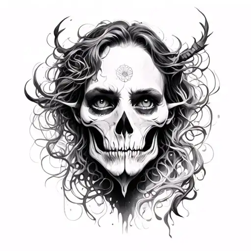 Schizophrenia tattoo design idea