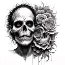 Schizophrenia tattoo design idea