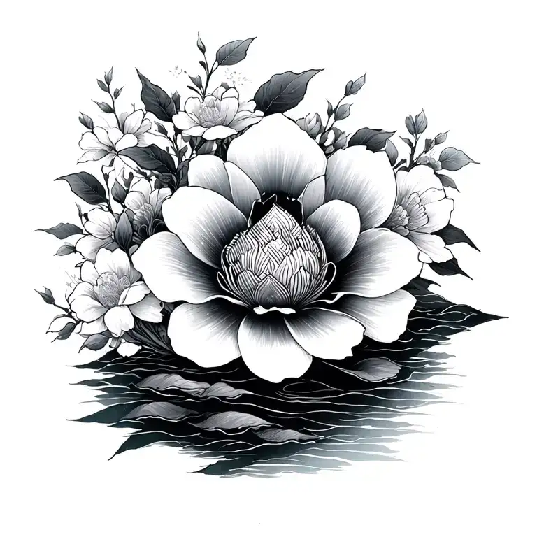 wabi sabi japanese tattoo design idea