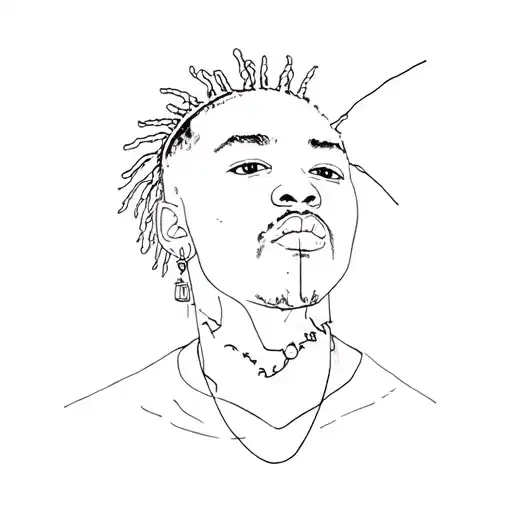 trippie redd tattoo design idea