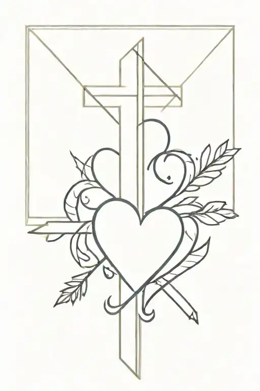 9/19/21 with a cross between the 9 and 19 and heart between the 19 and 21 tattoo design idea