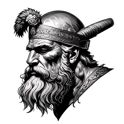 Hannibal Barca tattoo design idea