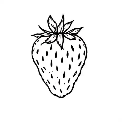 strawberry from red dead redemption 2  tattoo design idea