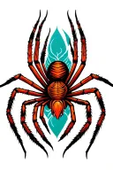 spider tattoo design idea