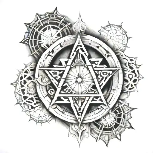 Kabbalah tattoo design idea