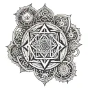 Kabbalah tattoo design idea