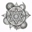 Kabbalah tattoo design idea