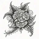 Flash Stencils tattoo design idea