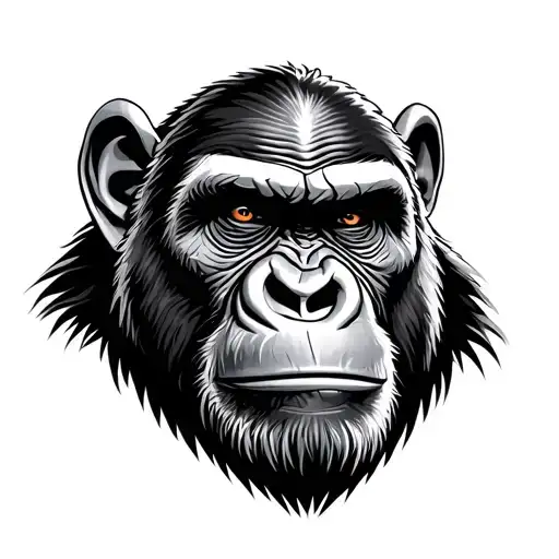 koba planet of the apes tattoo design idea