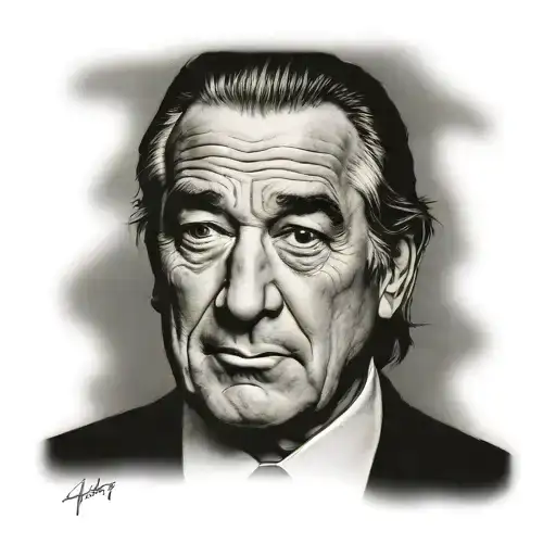 robert de niro tattoo design idea