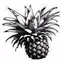 Pineapple tattoo design idea